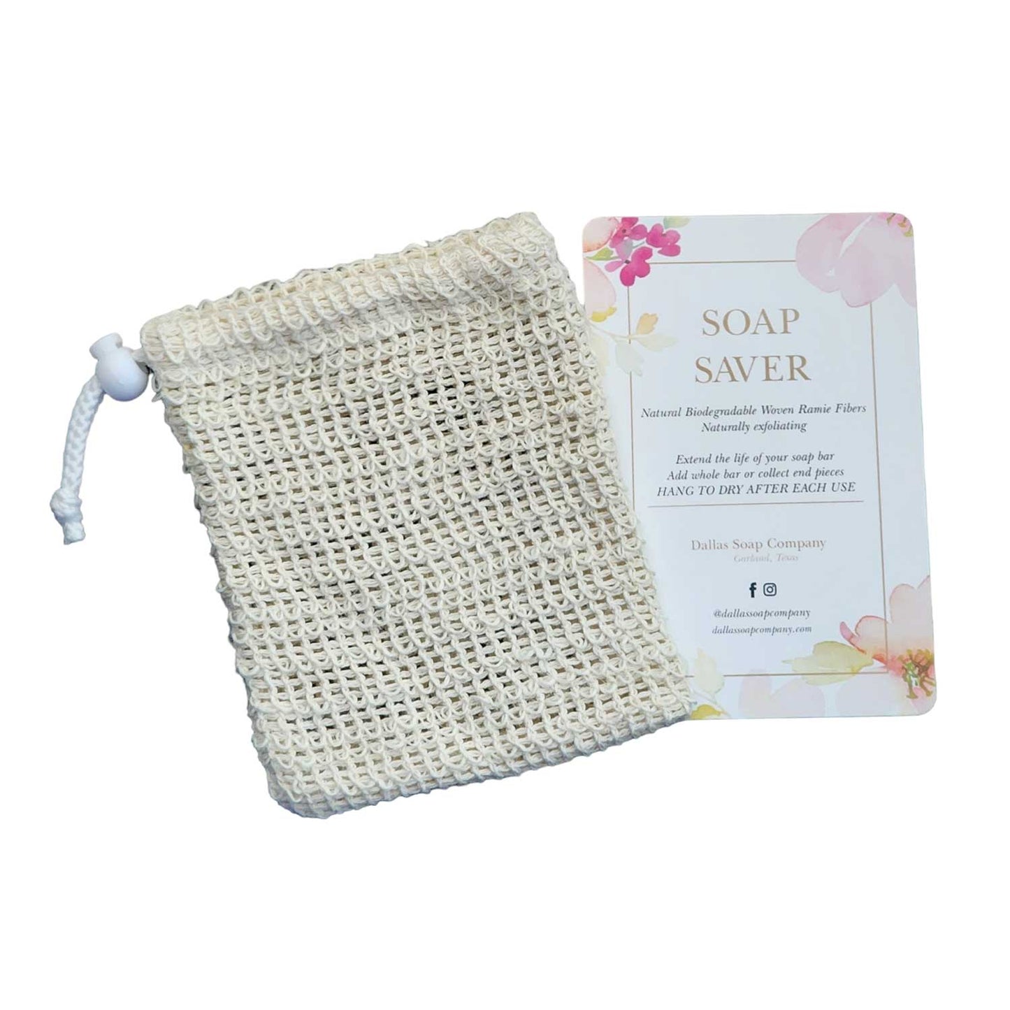 Natural Ramie Soap Saver Bag