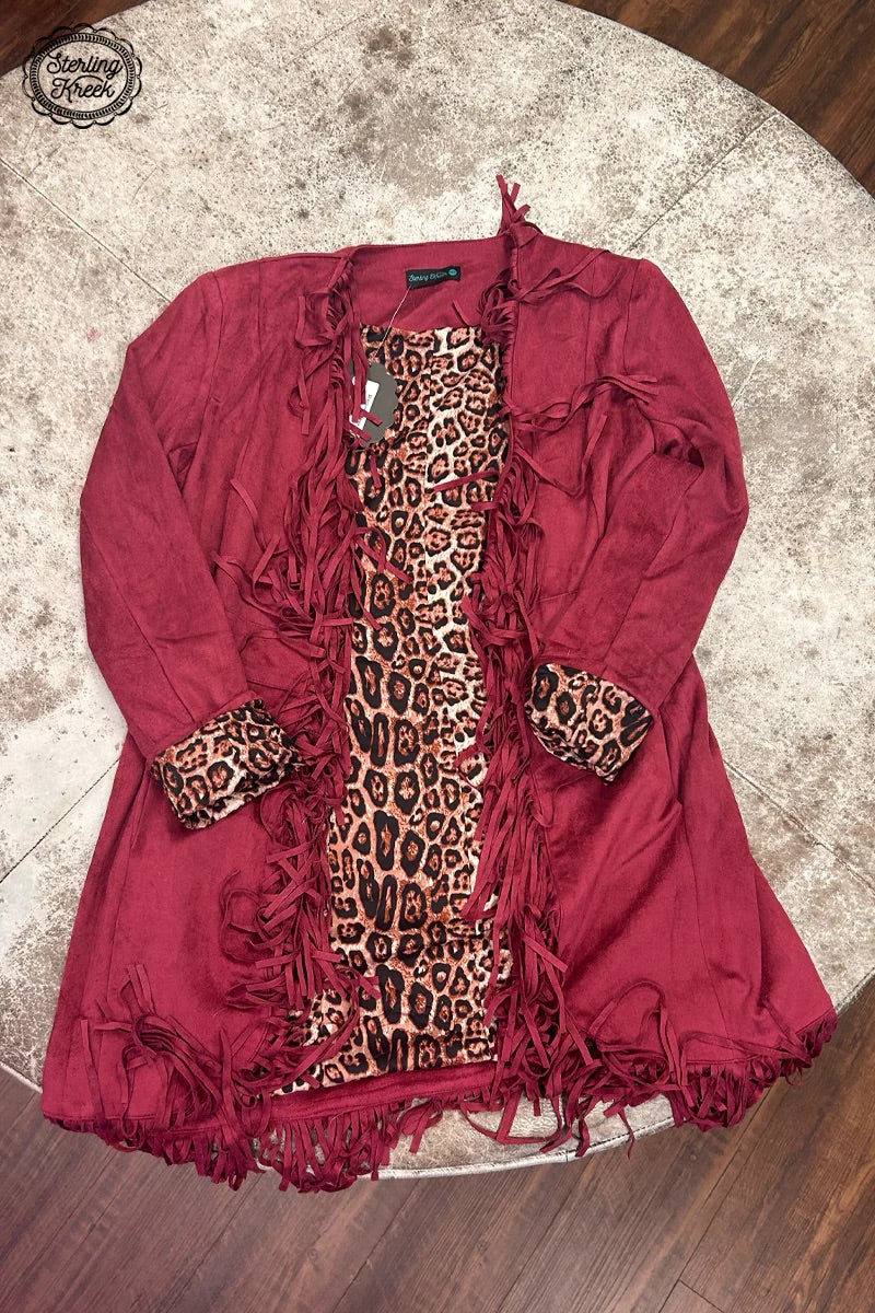 Sterling Kreek Scottsdale Suede Jacket Wine