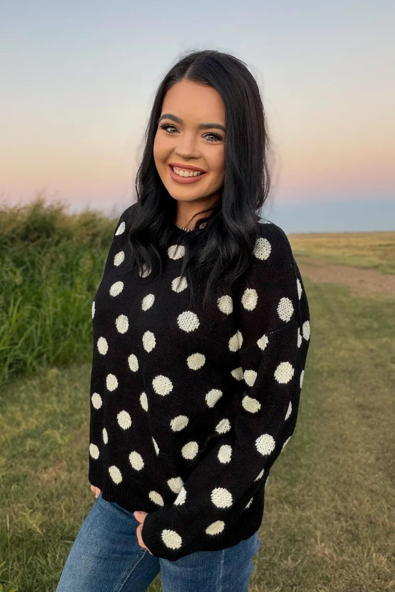 Sterling Kreek Dot Darling Sweater
