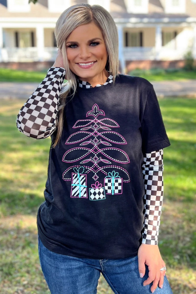 Sterling Kreek Boot Scootin' Christmas Tee