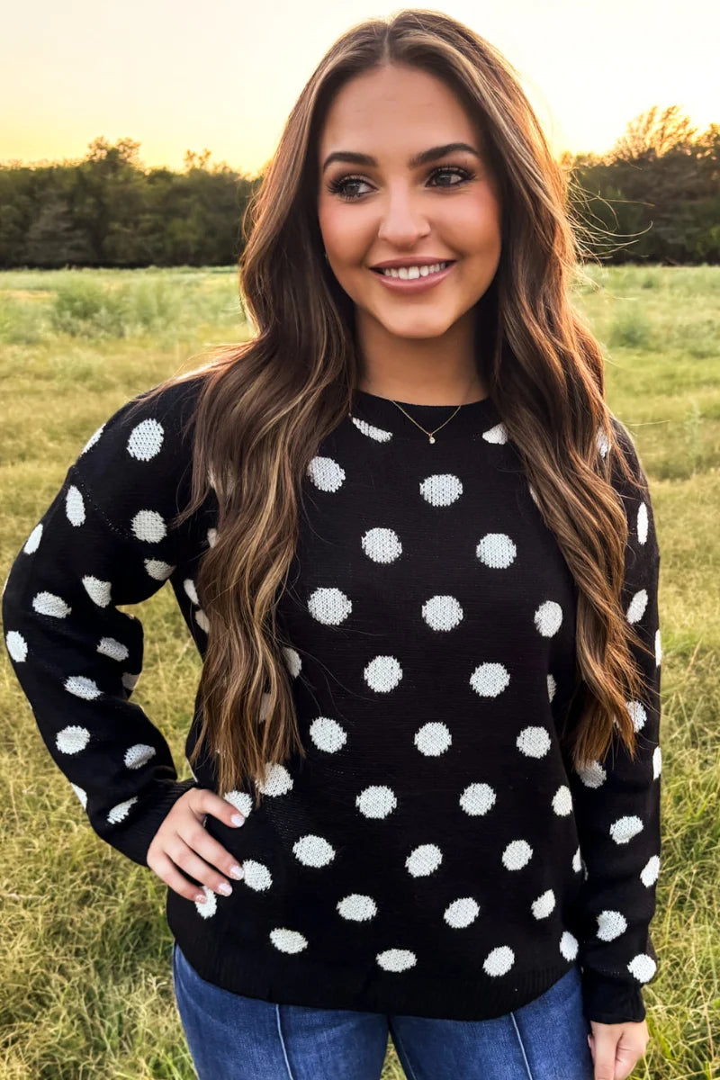 Sterling Kreek Dot Darling Sweater