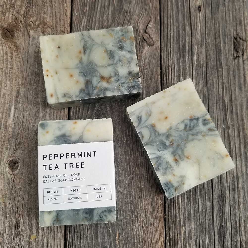 Peppermint Tea Tree Essential Oil Soap