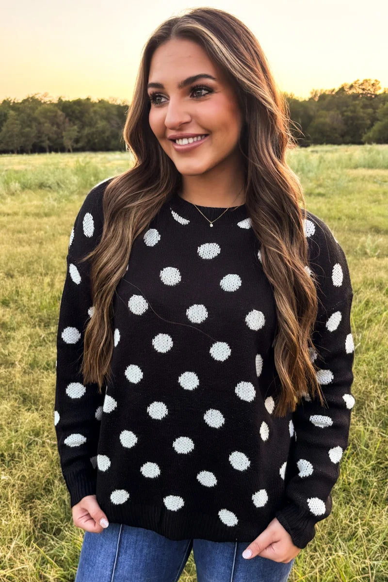 Sterling Kreek Dot Darling Sweater