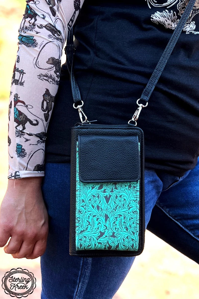 Sterling Kreek Tooled Up Phone Wallet Bag