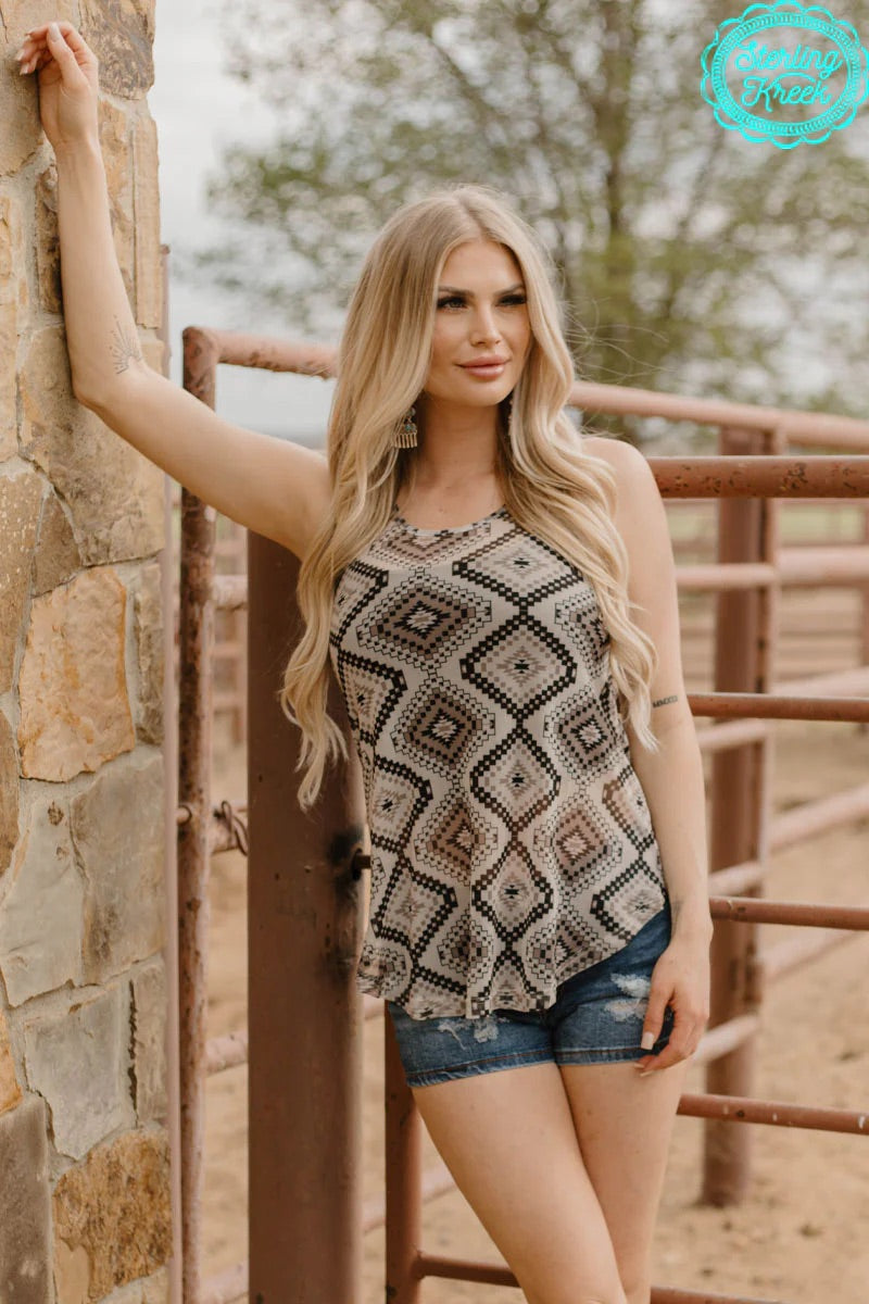 Sterling Kreek Prairie Lake Mesh Tank