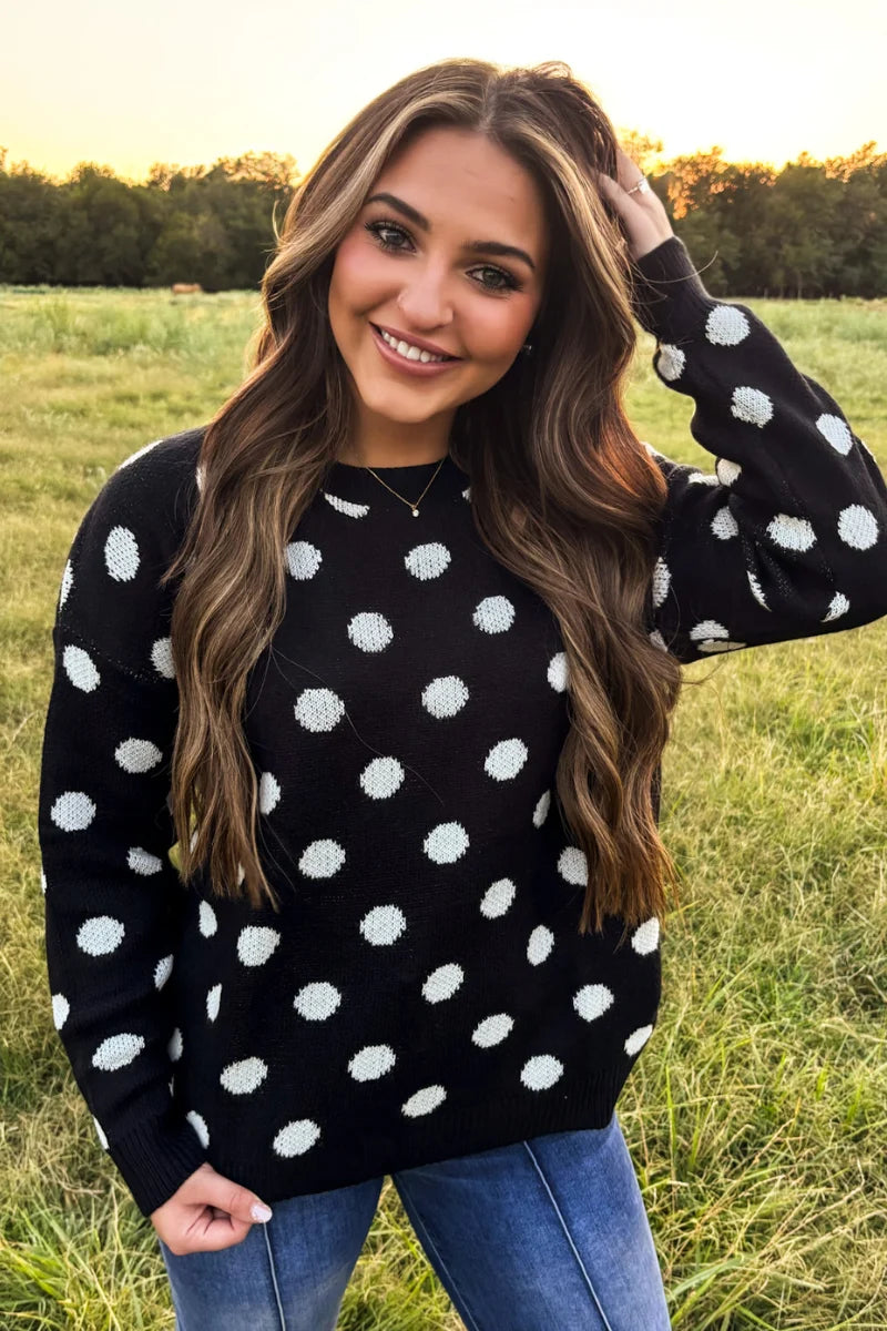 Sterling Kreek Dot Darling Sweater