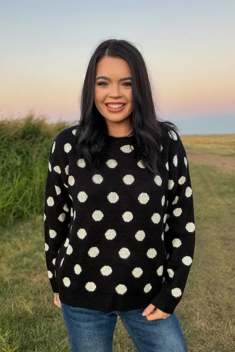 Sterling Kreek Dot Darling Sweater