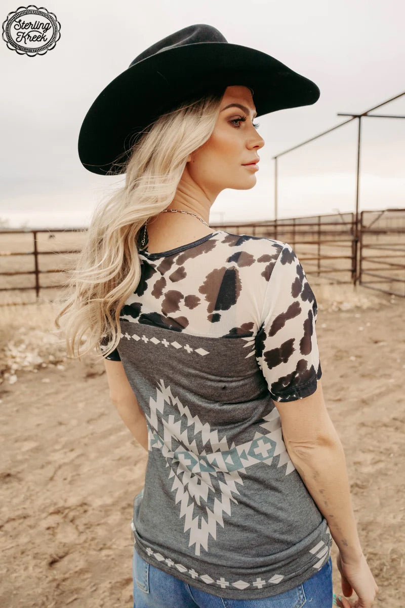 Sterling Kreek Cow Daze Top