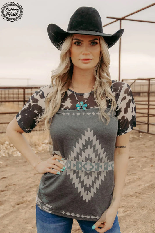 Sterling Kreek Cow Daze Top