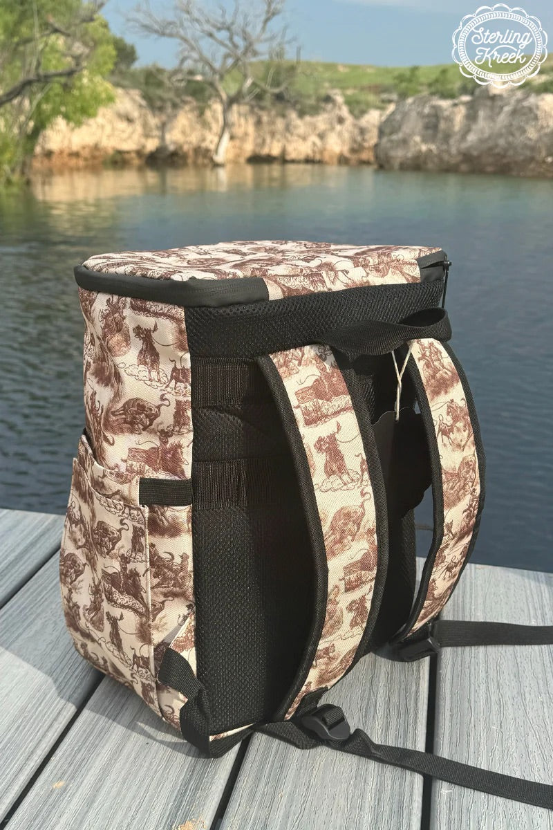 Sterling Kreek Tooled in 1883 Cooler Backpack