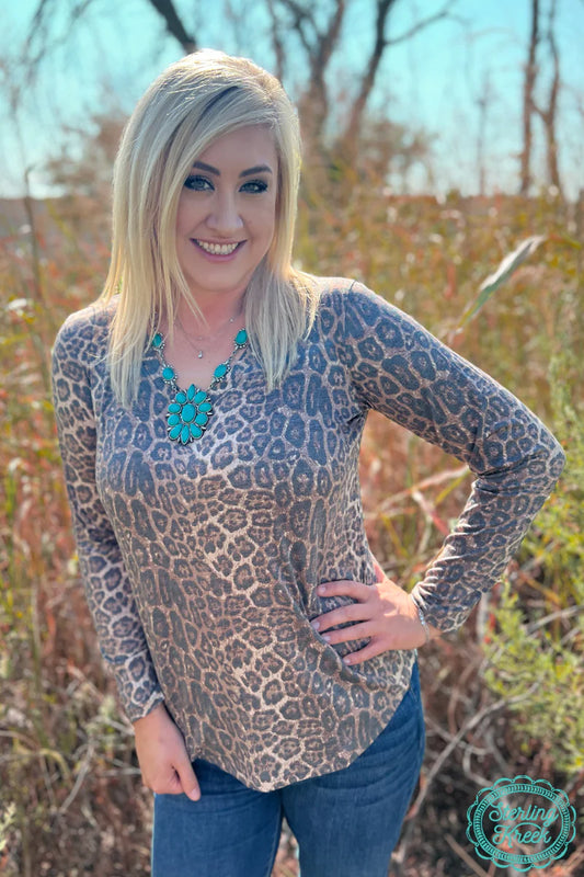 Sterling Kreek Cheetah Chic Top