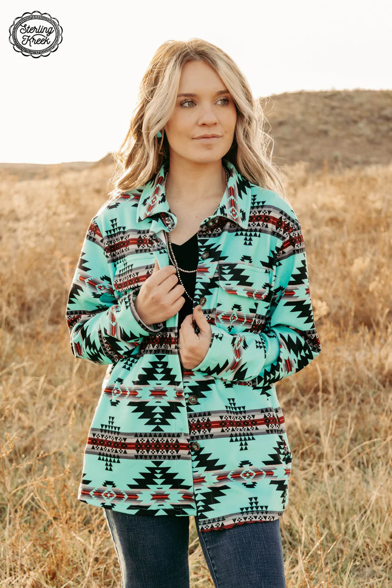 Sterling Kreek Colorado Aztec Shacket