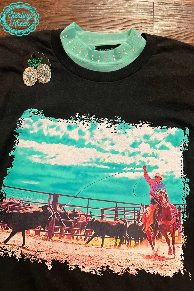 Sterling Kreek Turquoise Trouble Top