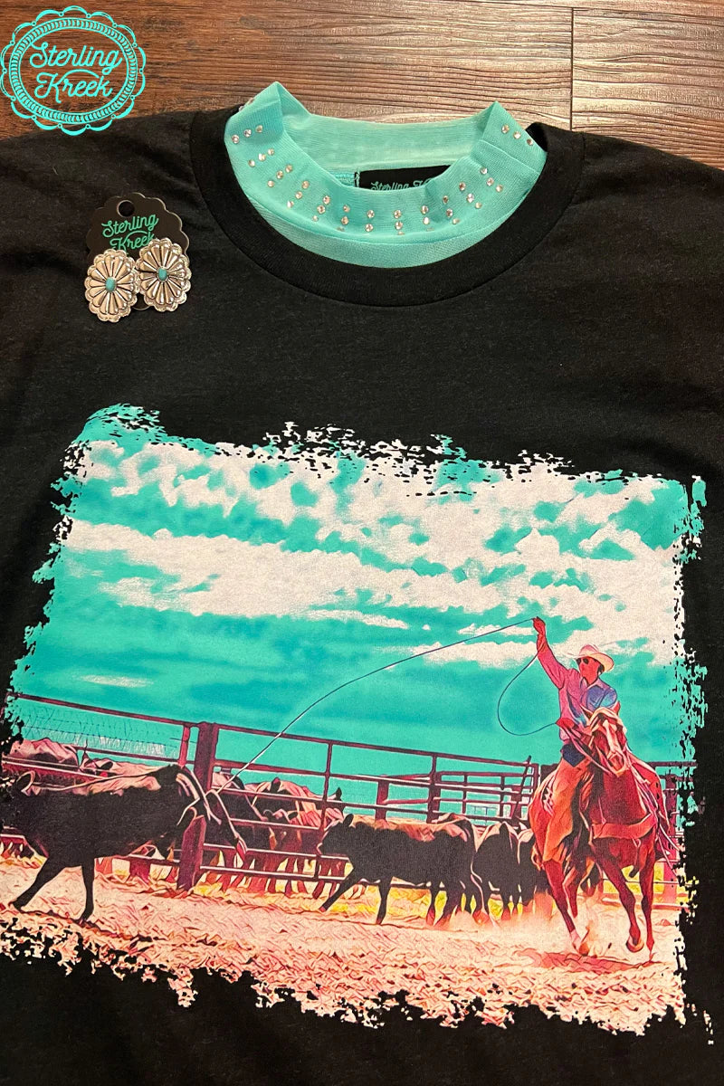 Sterling Kreek Turquoise Trouble Top