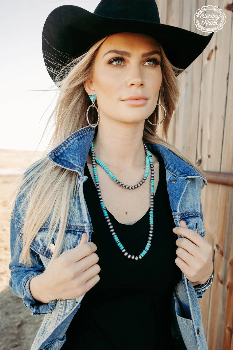 Sterling Kreek Western River Necklace