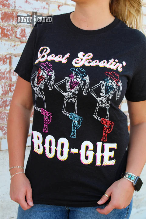 Rowdy Crowd Boot Scootin BOO-gie Tee