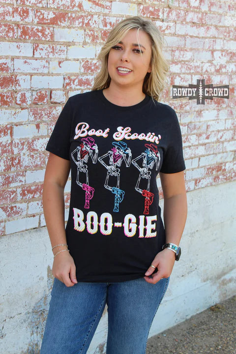 Rowdy Crowd Boot Scootin BOO-gie Tee