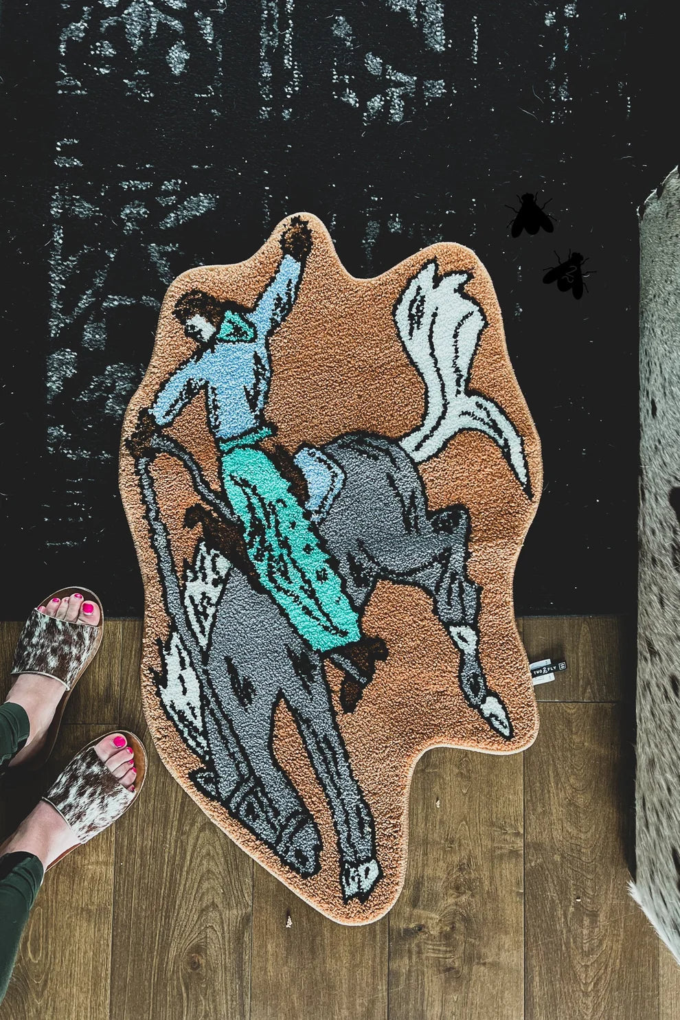 2 Fly Co. Rodeo Rug* Bronc Buster