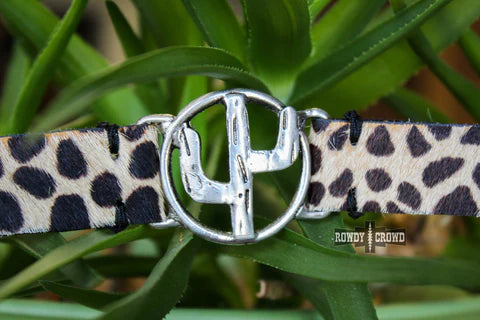 Rowdy Crowd Cactus Cheetah Cuff