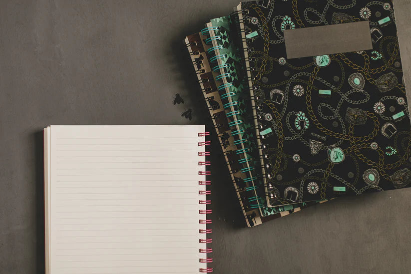 2 Fly Co. Noteworthy Check-Saddle Notebook