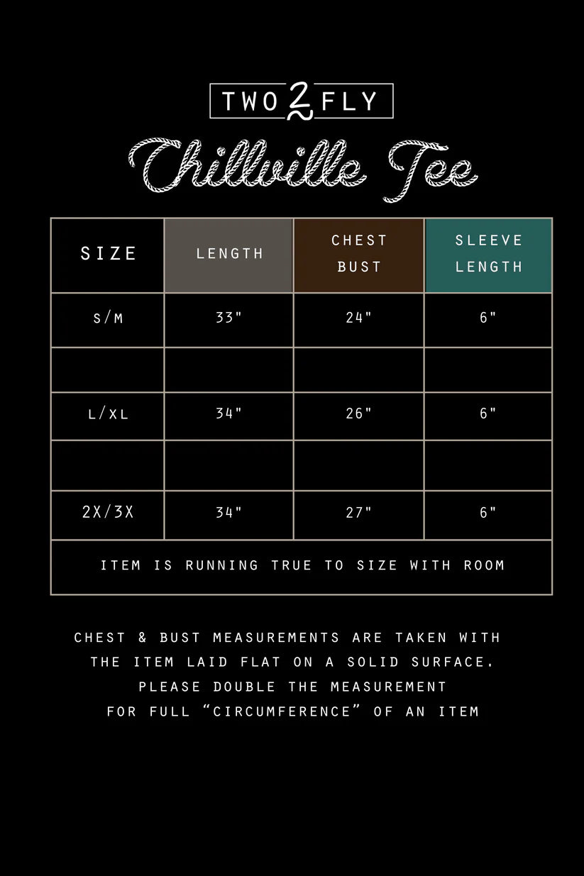 2 Fly Co. Chillville Tee *Saddle