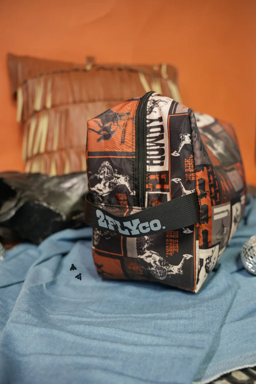 2 Fly Co. That Traveler Bag *Cowboy Collage