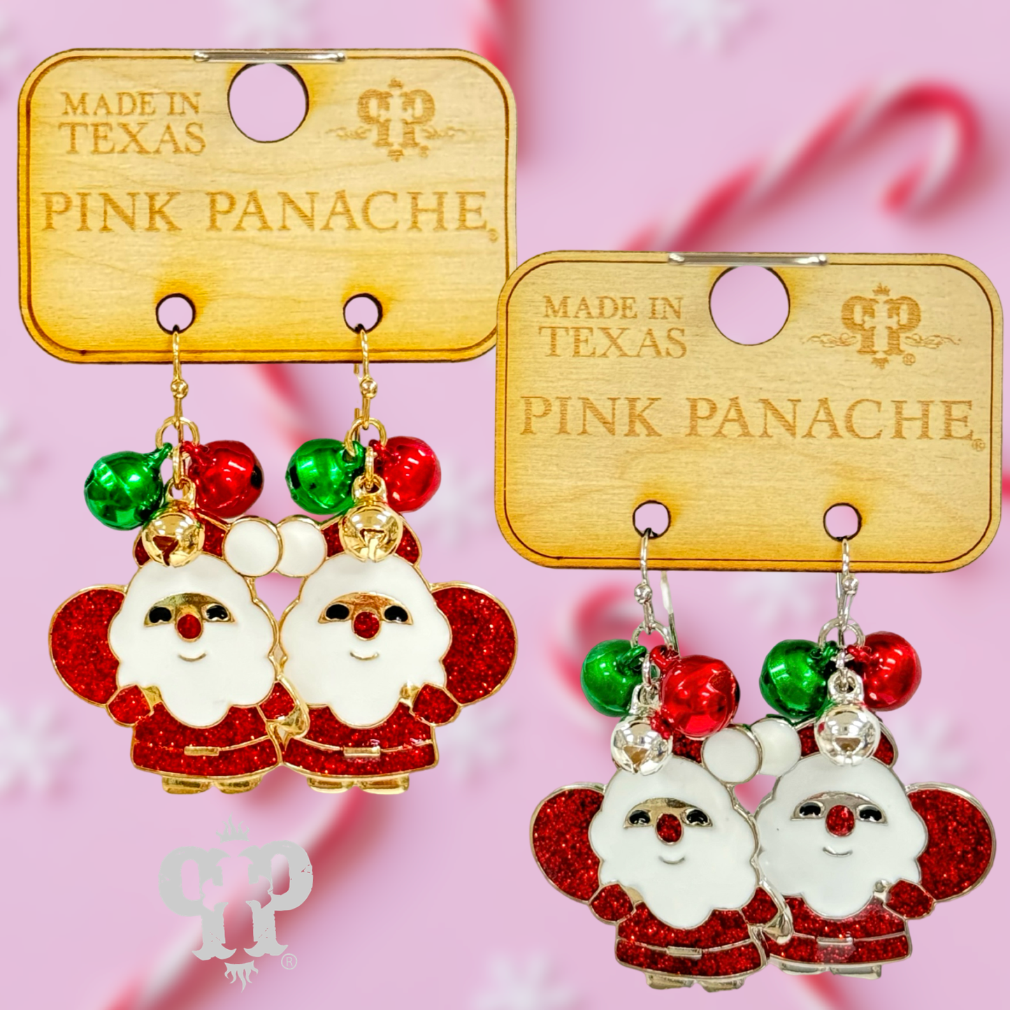 Santa charm earring : Gold