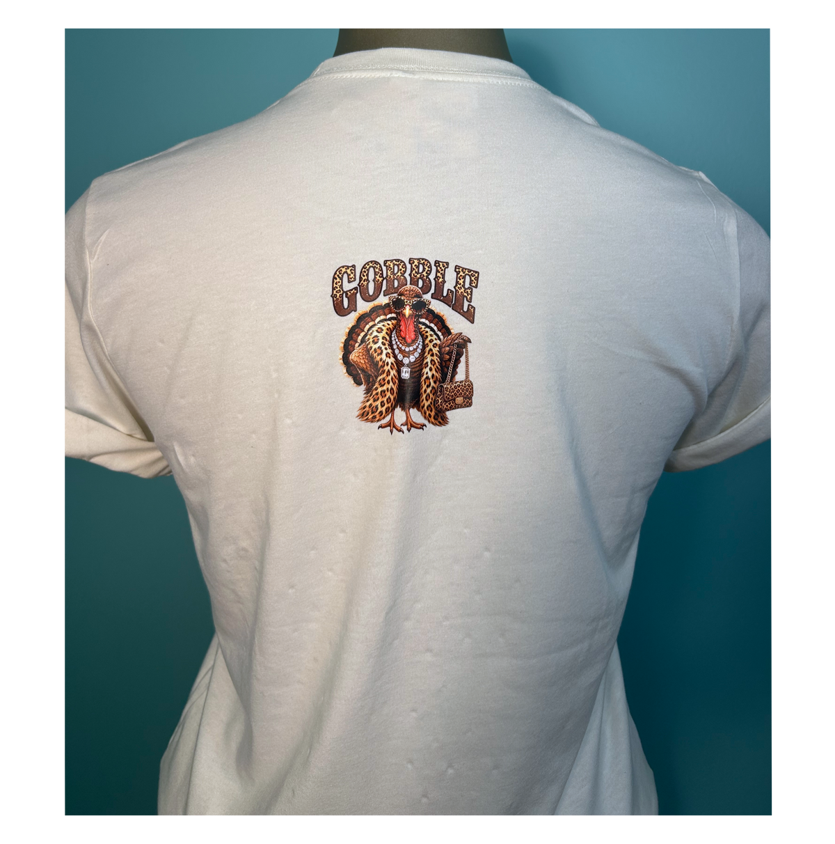 Turkey Glam Rhinestone Graphic Tee :  / Unisex Short Sleeve Tee /