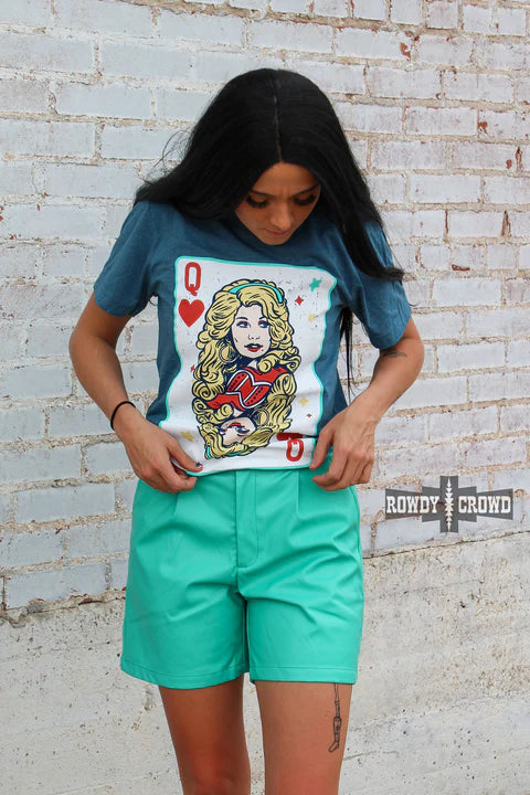 Rowdy Crowd Queen of Hearts Tee