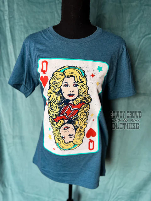 Rowdy Crowd Queen of Hearts Tee