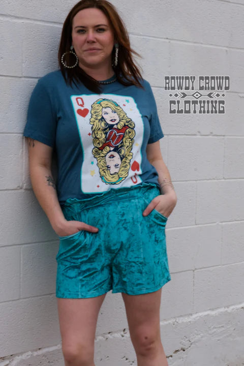 Rowdy Crowd Queen of Hearts Tee