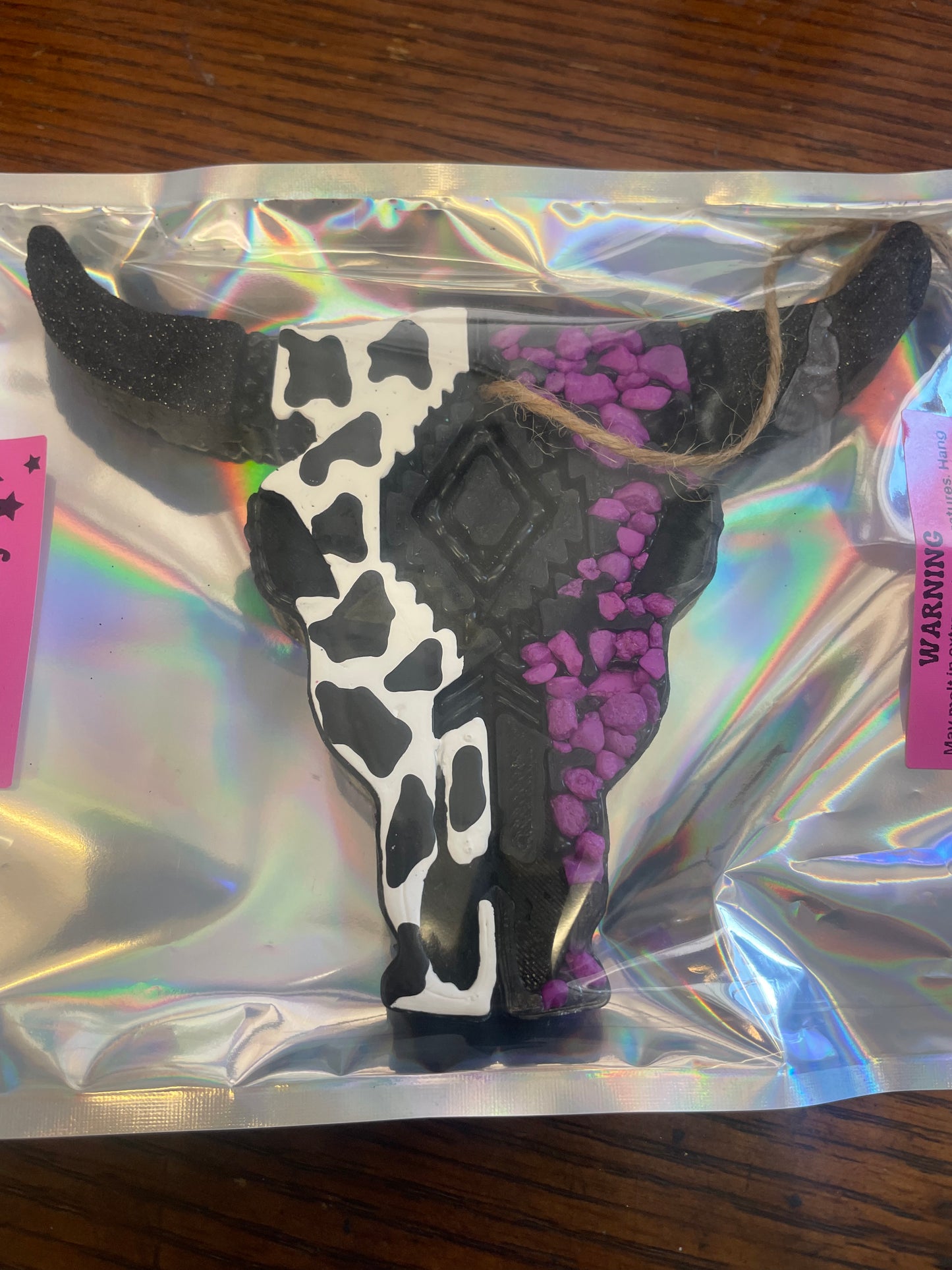 Aztec Bull Skull Car Freshie (Drunken Cowboy)