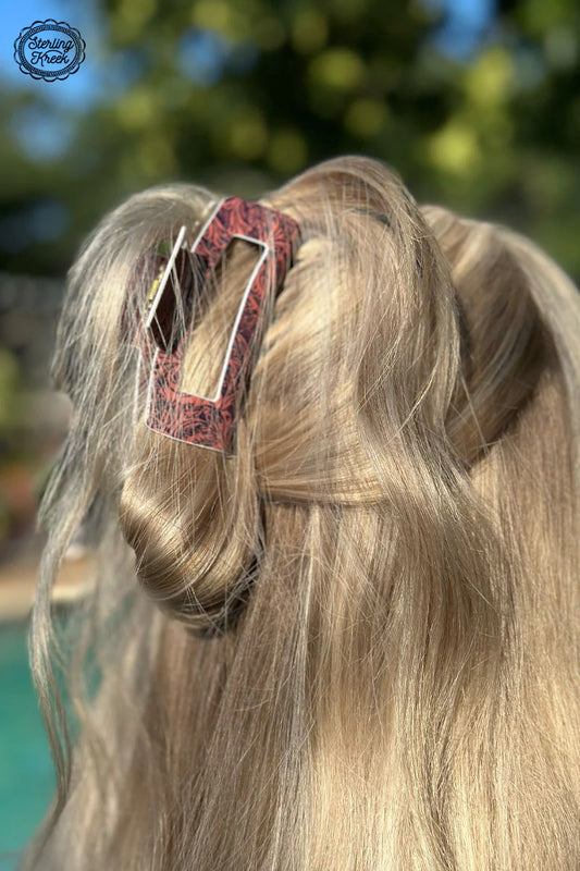 Sterling Kreek Tooled Babe Hair Clip