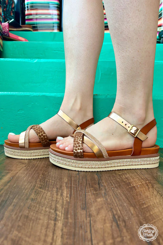 Sterling Kreek Gold Rush Sandals