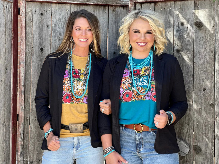 Texas True Threads JoJo Black Blazer