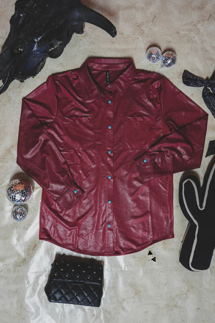 2 Fly Co. Leather Lux - Burgundy