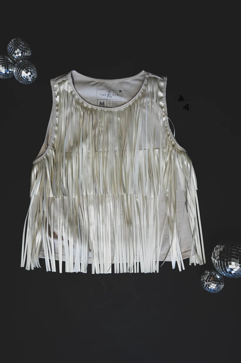 2 Fly Co. Girls Best Fringe- Pearl