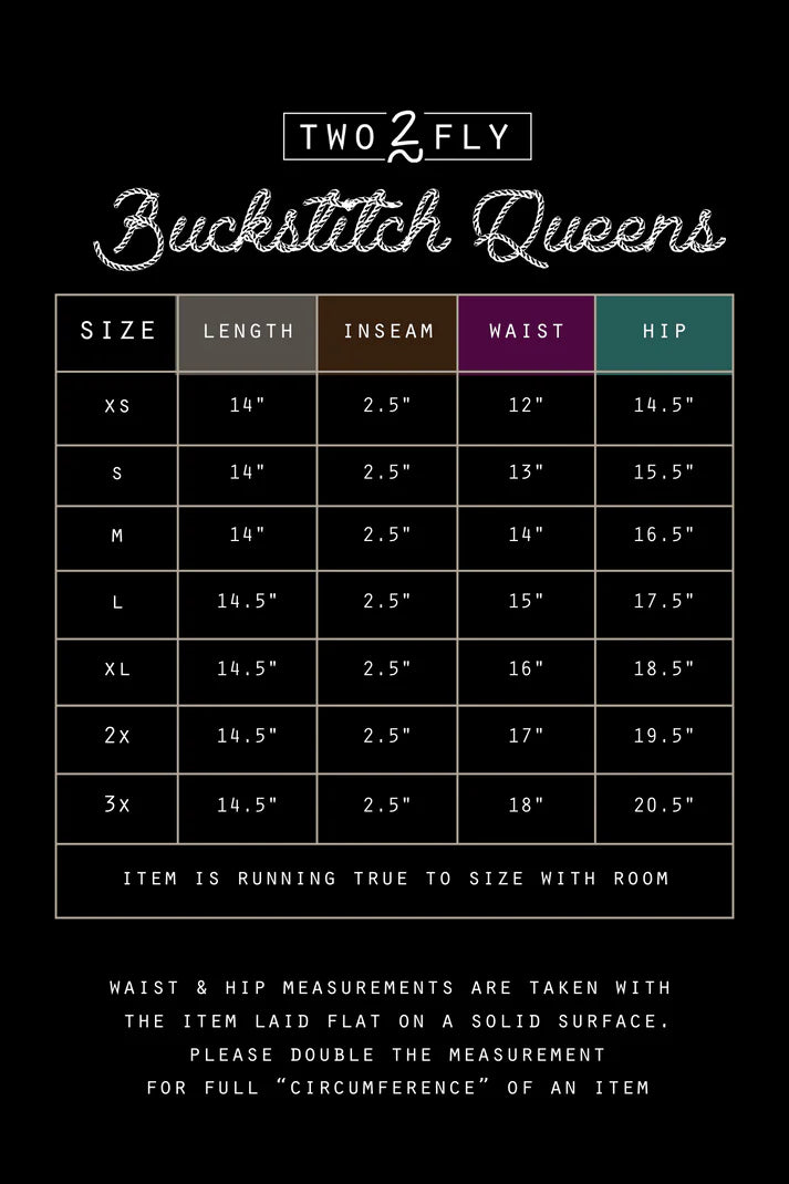 2 Fly Co. Buckstitch Queens-Saddle