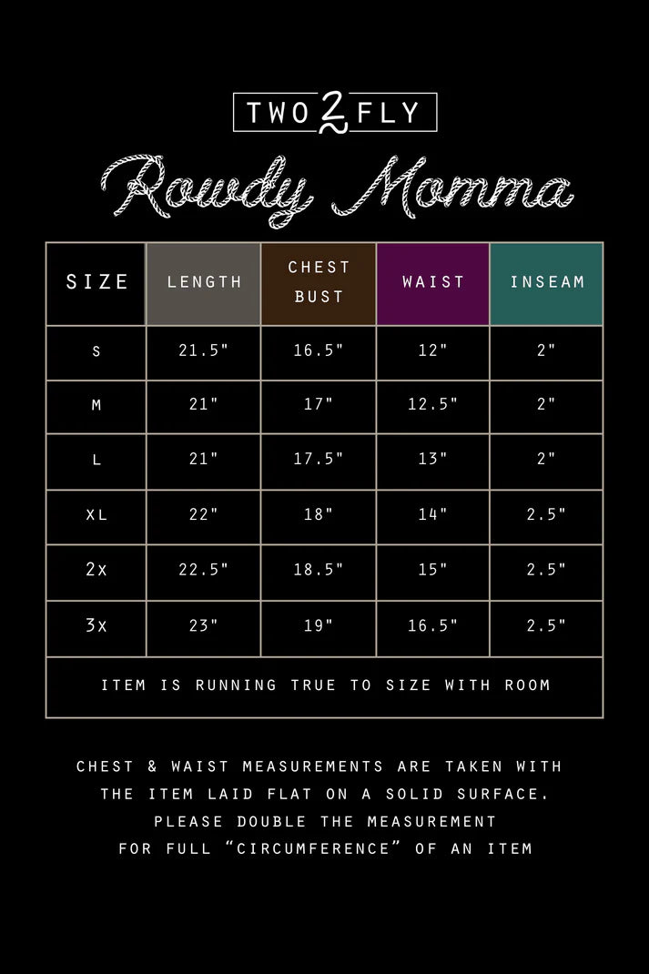 2 Fly Co. Rowdy Momma Swim Romper