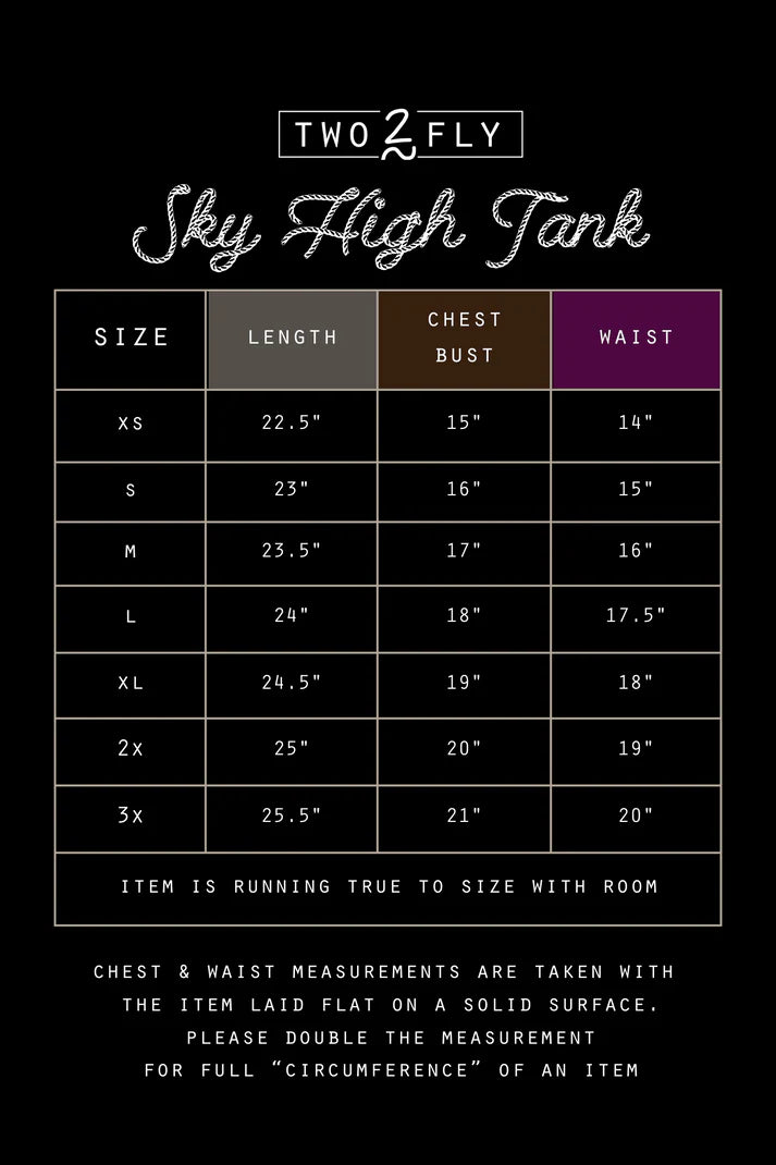 2 Fly Co. Sky High Tank-Vintage