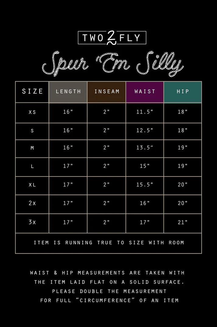 2 Fly Co. Spur EM Silly Skort