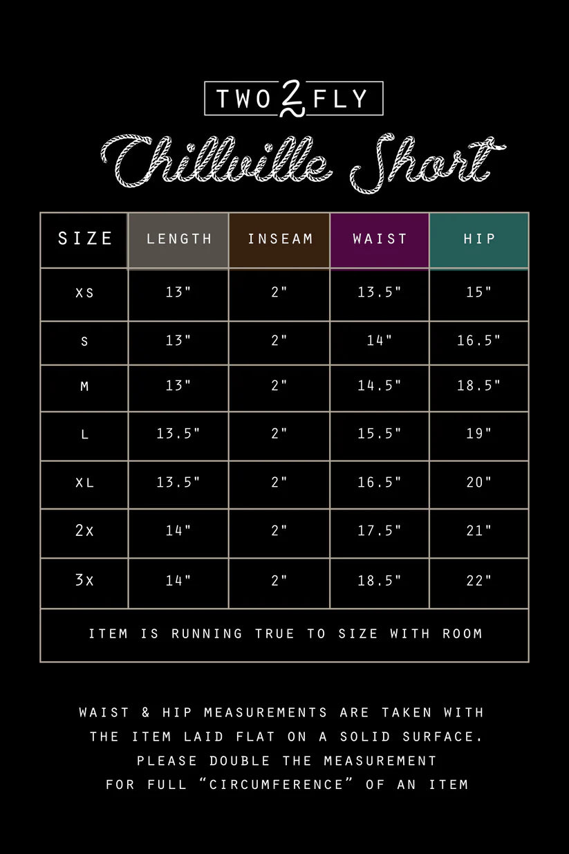 2 Fly Co. Chillville Shorts *Saddle