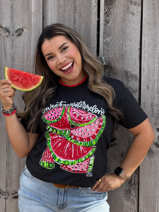 Texas True Threads Callie Ann Stelter Sweet as a Watermelon Tee
