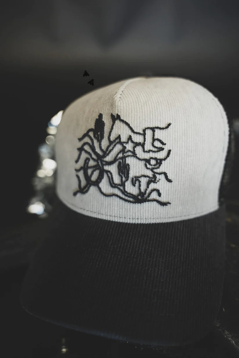 2 Fly Co. Wavy Western Cap - Slate