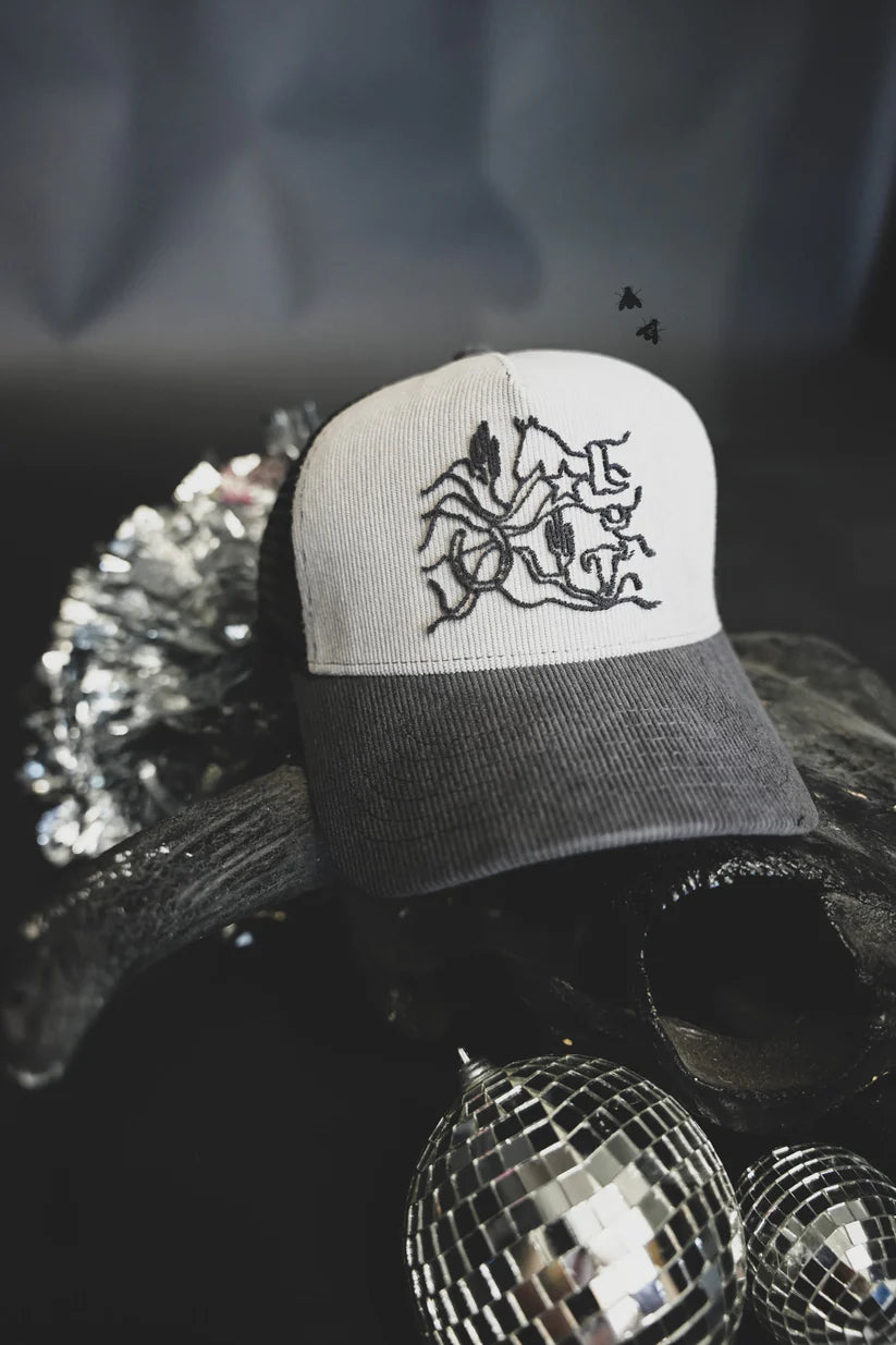 2 Fly Co. Wavy Western Cap - Slate