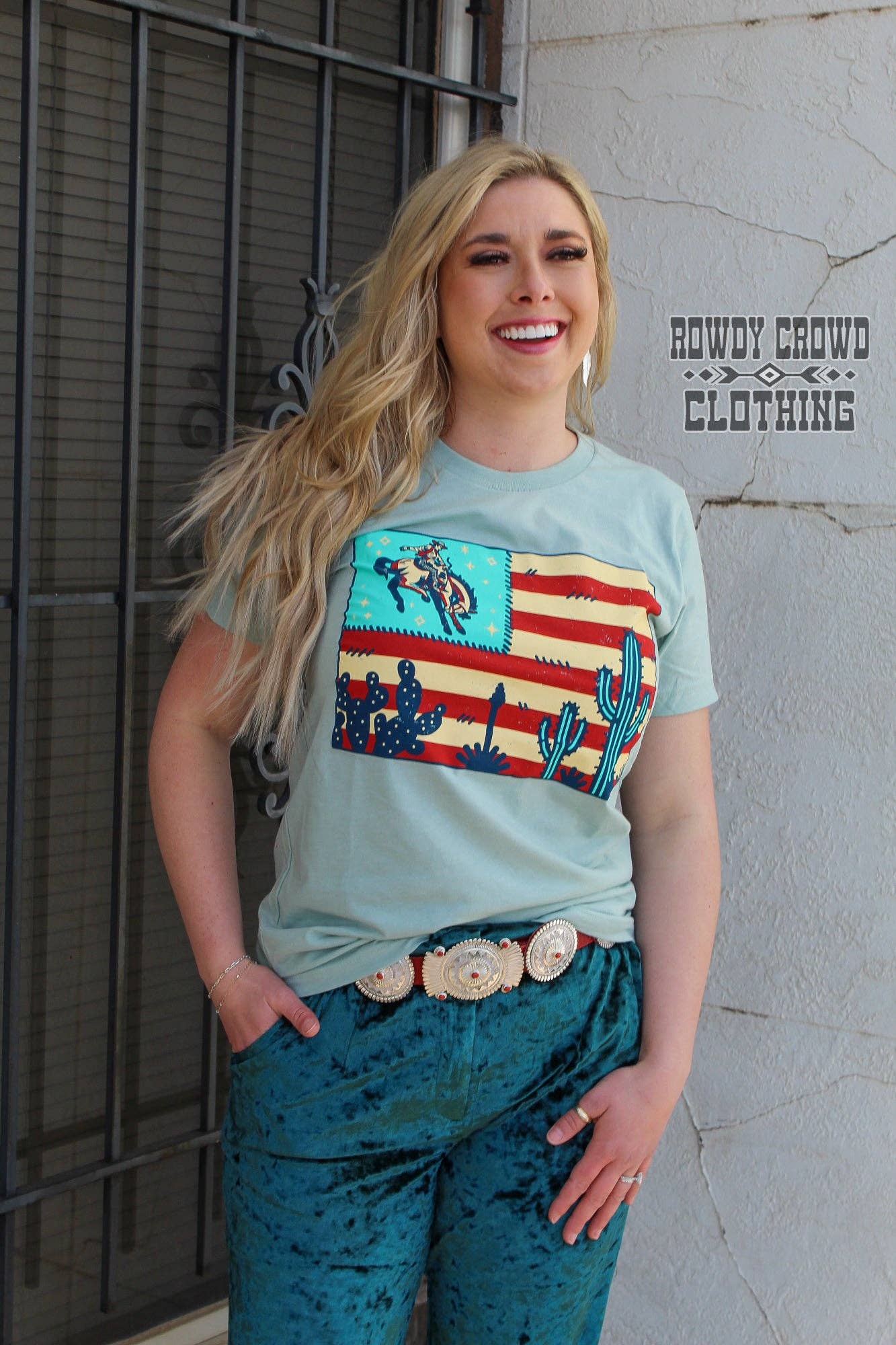 Rowdy Crowd Star Spangled Tee