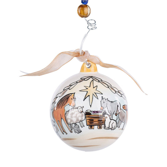 Thrill of Hope with Animals Ornament