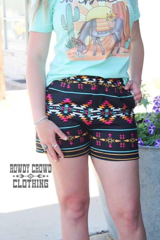 Rowdy Crowd Azel Aztec Shorts