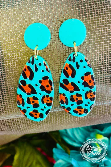 Sterling Kreek Neon Kitty Earrings