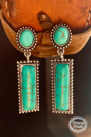 Sterling Kreek Sioux River Dangle Earrings